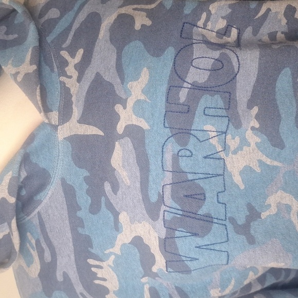 SPRZNY x Andy Warhol camo kangaroo hoodySize L - Picture 3 of 7